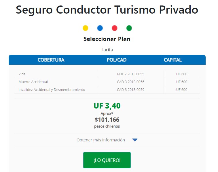 Seguro Conductor Decreto 80